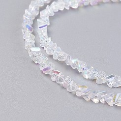 Гальванические стеклянные бусины&nbsp;GLAA-F092-A06