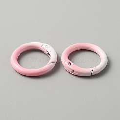 Кольца пружинных ворот из цинкового сплава градиентного цвета&nbsp;PALLOY-WH0001-82I