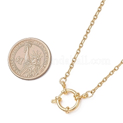 Цепочки Фигаро из нержавеющей стали 304 толщиной 2.5 мм с застежками-пружинами&nbsp;NJEW-JN05709