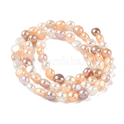 Нити из натурального культивированного пресноводного жемчуга&nbsp;PEAR-C004-21A