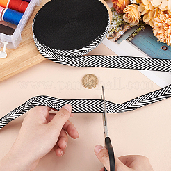 Полиэстеровые жаккардовые ленты с рисунком «в елочку» OCOR-PH0002-90A