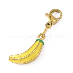 Подвесные украшения из эмали из нержавеющей стали 304&nbsp;LS-STAS-D205-03B-G