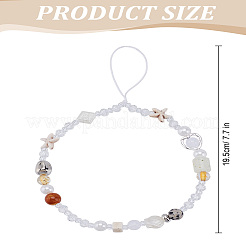 1 шт. ремешки для мобильных телефонов из сплава и акрила&nbsp;HJEW-LP0001-13