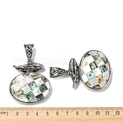 Природные пауа оболочки подвески&nbsp;FIND-Z032-04C