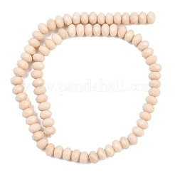 Природные окаменелое дерево бисер пряди&nbsp;G-C259-A30-5x8mm