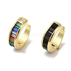 Серьги-манжеты для женщин с латунным покрытием и цирконием EJEW-C097-14G