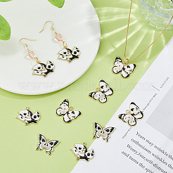 24шт 4 стиля хэллоуин тема сплава эмаль подвески&nbsp;ENAM-DC0002-07