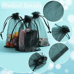 100 шт. большие мешочки из органзы OP-SP0001-03D-02