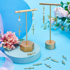 12 шт. 2 стиля подвесок из нержавеющей стали 201 и 304 STAS-CN0001-53