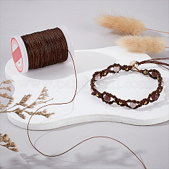 Круглый шнур из вощеного полиэстера длиной 120 м.&nbsp;YC-WH0019-01A