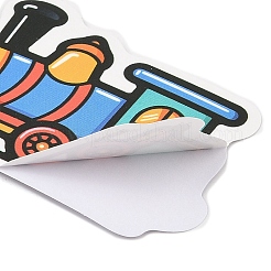 56 шт. водонепроницаемые наклейки из ПВХ с изображением мультяшного поезда STIC-Z002-09