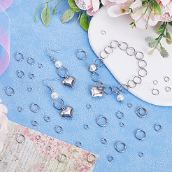 400 шт. 5 стиля разъемных колец из нержавеющей стали 304 STAS-SC0005-95