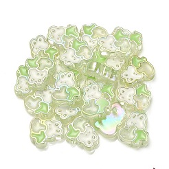 УФ-покрытие Радужные радужные акриловые эмалевые бусины&nbsp;OACR-G012-07D