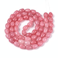 Выпечки нарисованные потрескивание стеклянные бусины пряди&nbsp;DGLA-N019-03A-03