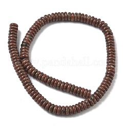 Натуральный красный кунжут яшма бисер пряди&nbsp;G-G329-A04-3x8mm