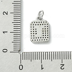 Покрытие стойки латунь микропаве прозрачные кубические циркониевые подвески KK-G501-01T-P