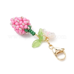 Подвеска в виде цветочного бутона HJEW-MZ00275-05