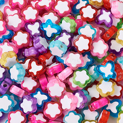 480шт 12 стиля прозрачные акриловые бусины TACR-BT0001-04