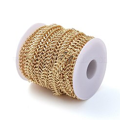 Латунная цепочка из рыбьей кости CHC-E027-01G-02