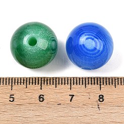 Двухцветные бусины из смолы RESI-P046-05A-M