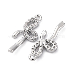 Подвески латунные горный хрусталь&nbsp;KK-E793-16P