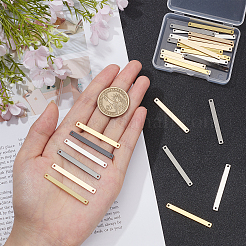 32 шт. 4-х цветные латунные соединительные звенья&nbsp;KK-PH0002-22