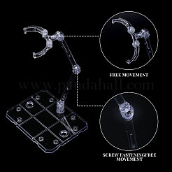 10 шт. 2 стиля пластиковых моделей собранных фигурок держатели для показа FIND-GL0001-79