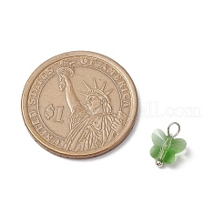 7 шт. стеклянные подвески-бабочки PALLOY-JF03227-02