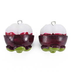 Подвески из непрозрачной смолы RESI-S356-074