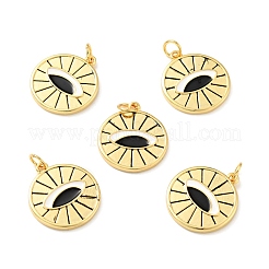 Подвески из латуни с эмалью в стойку KK-C242-04G