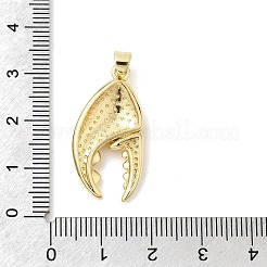 Подвески в виде клешней краба из латуни&nbsp;KK-H529-57B-G