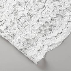 Фаты из полиэфирного кружева&nbsp;AJEW-WH20064-55B