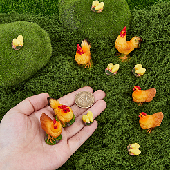 12 шт. 3 стиля смоляных животных&nbsp;RESI-FH0001-68