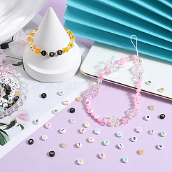 840шт 7 стиля непрозрачные акриловые бусины&nbsp;OACR-SP0001-27