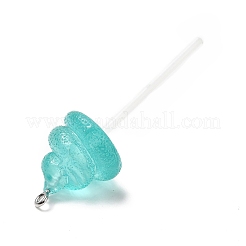 Большие подвески из светящейся прозрачной смолы с героями мультфильмов&nbsp;CRES-F024-02A