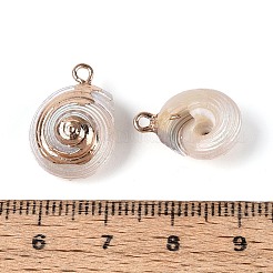 Гальванические подвески из натуральных ракушек&nbsp;BSHE-T015-13