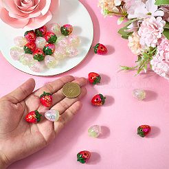 30 шт. подвески из непрозрачного акрила с гальваническим покрытием 2 цветов&nbsp;PACR-SC0001-09