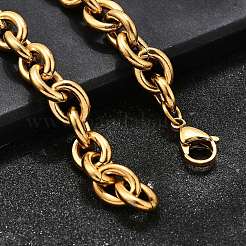 Браслеты-цепочки из нержавеющей стали 304 для женщин&nbsp;BJEW-Q050-01A-G