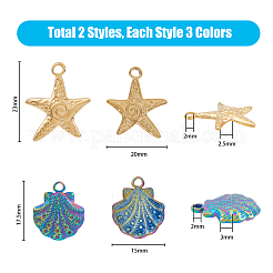 24 шт. 6 подвески из нержавеющей стали 304 STAS-DC0013-18