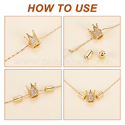 100шт 2 цвета латунные бусины KK-PH0004-14