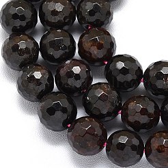 Гранат природный бисер нитей&nbsp;G-B165-A03-10mm