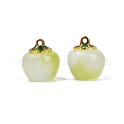 Подвески из прозрачного стекла в виде яблок DGLA-E004-16A