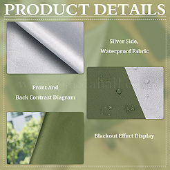 Ткань Оксфорд из полиэстера&nbsp;DIY-WH20001-19A