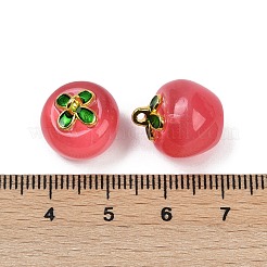 Подвески из прозрачного стекла в виде яблок&nbsp;LS-X1-DGLA-E004-16D