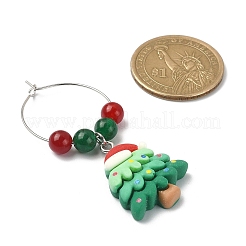 Рождественские подвески для бокалов из смолы AJEW-JO00193