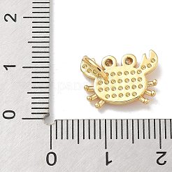 Стойка покрытие латунь микропаве прозрачный кубический цирконий с эмалевыми подвесками&nbsp;KK-G515-16G