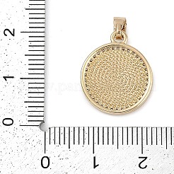 Латунные микро проложить кубического циркония подвески KK-Q005-05G