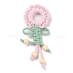 Большие подвески из поликоттона&nbsp;GLAA-C028-09A