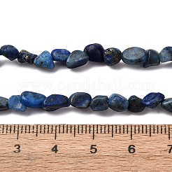 Нитки бусины из натурального ляписа-лазури G-I389-A05