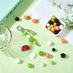 Силиконовые фокусные бусины на летнюю тематику SIL-SC0002-71